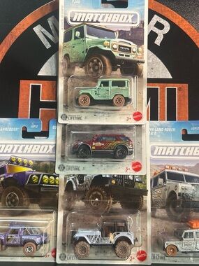 Matchbox Green Toyota FJ40 Toy Car